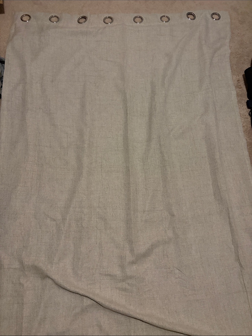 Set of 2 panels blackout curtains 9 ft long